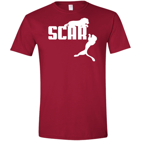 T-Shirts Cardinal Red / S Scar! Men's Semi-Fitted Softstyle
