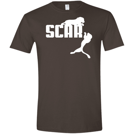 T-Shirts Dark Chocolate / S Scar! Men's Semi-Fitted Softstyle