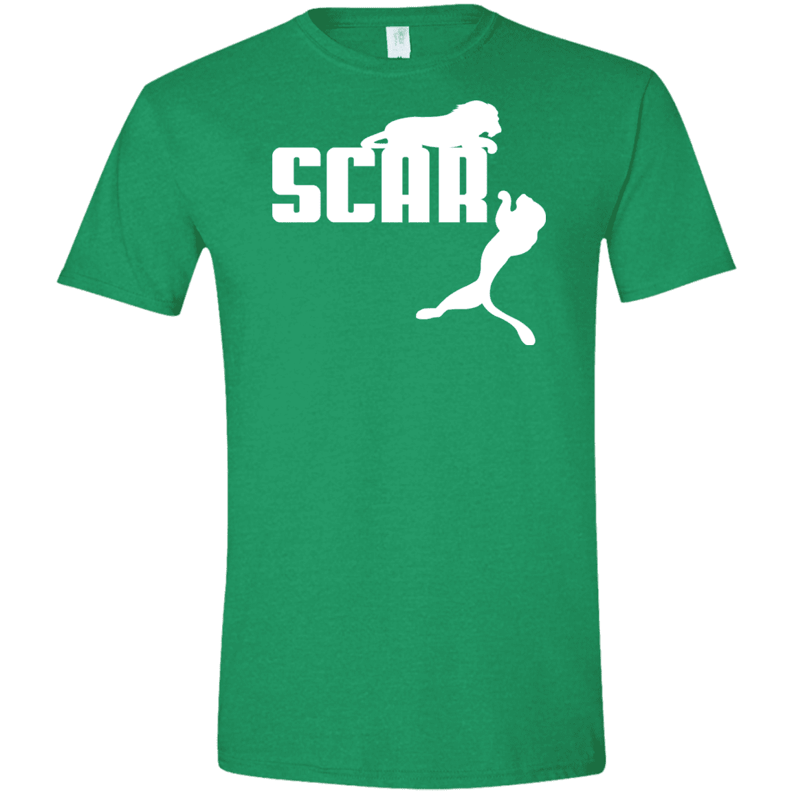 T-Shirts Heather Irish Green / S Scar! Men's Semi-Fitted Softstyle