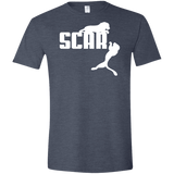 T-Shirts Heather Navy / S Scar! Men's Semi-Fitted Softstyle