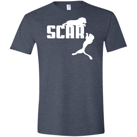 T-Shirts Heather Navy / S Scar! Men's Semi-Fitted Softstyle