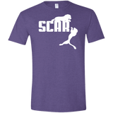 T-Shirts Heather Purple / S Scar! Men's Semi-Fitted Softstyle