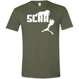 T-Shirts Military Green / S Scar! Men's Semi-Fitted Softstyle
