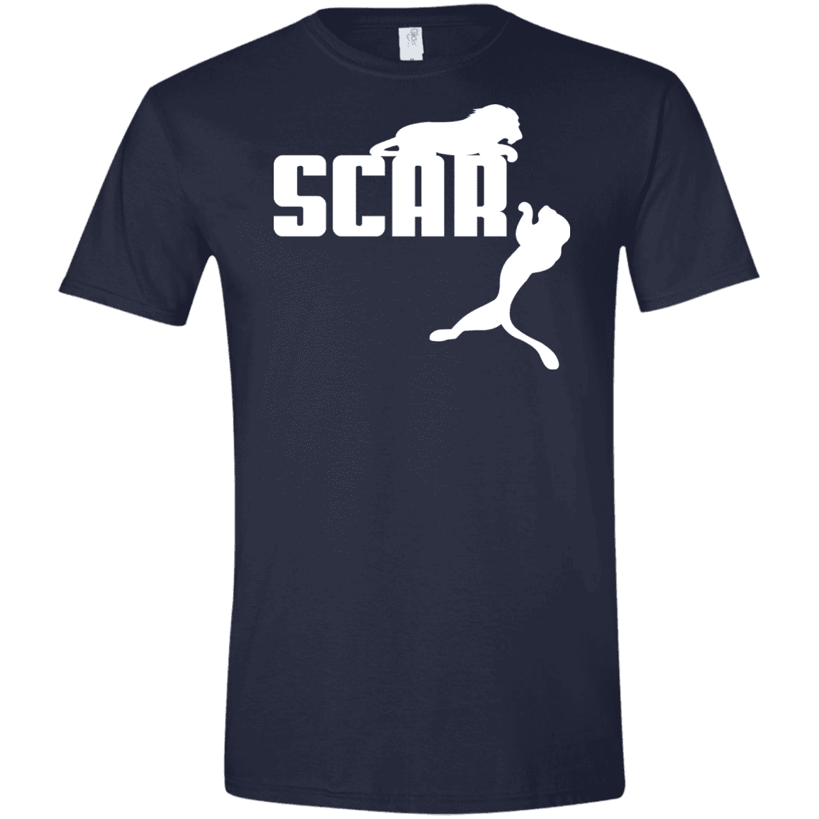 T-Shirts Navy / X-Small Scar! Men's Semi-Fitted Softstyle