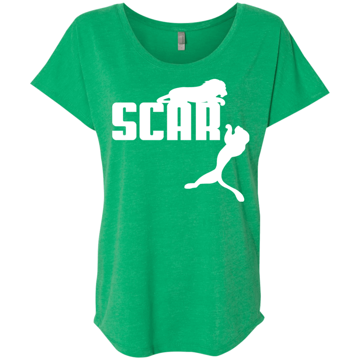 T-Shirts Envy / X-Small Scar! Triblend Dolman Sleeve