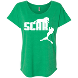 T-Shirts Envy / X-Small Scar! Triblend Dolman Sleeve