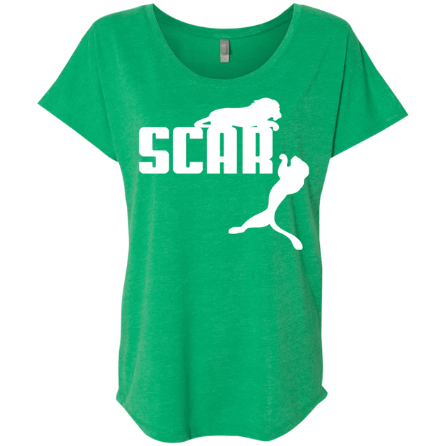 T-Shirts Envy / X-Small Scar! Triblend Dolman Sleeve