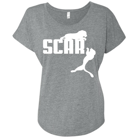 T-Shirts Premium Heather / X-Small Scar! Triblend Dolman Sleeve