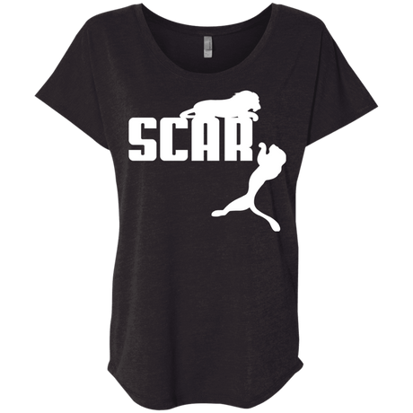 T-Shirts Vintage Black / X-Small Scar! Triblend Dolman Sleeve