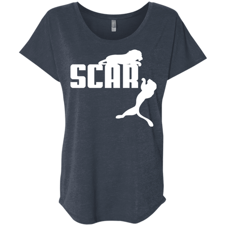 T-Shirts Vintage Navy / X-Small Scar! Triblend Dolman Sleeve