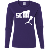 T-Shirts Purple / S Scar! Women's Long Sleeve T-Shirt