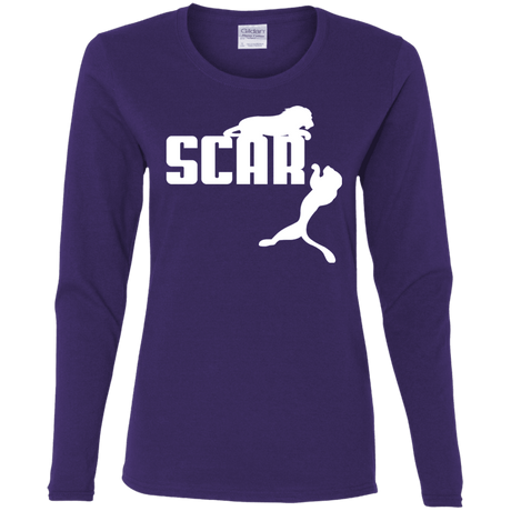 T-Shirts Purple / S Scar! Women's Long Sleeve T-Shirt
