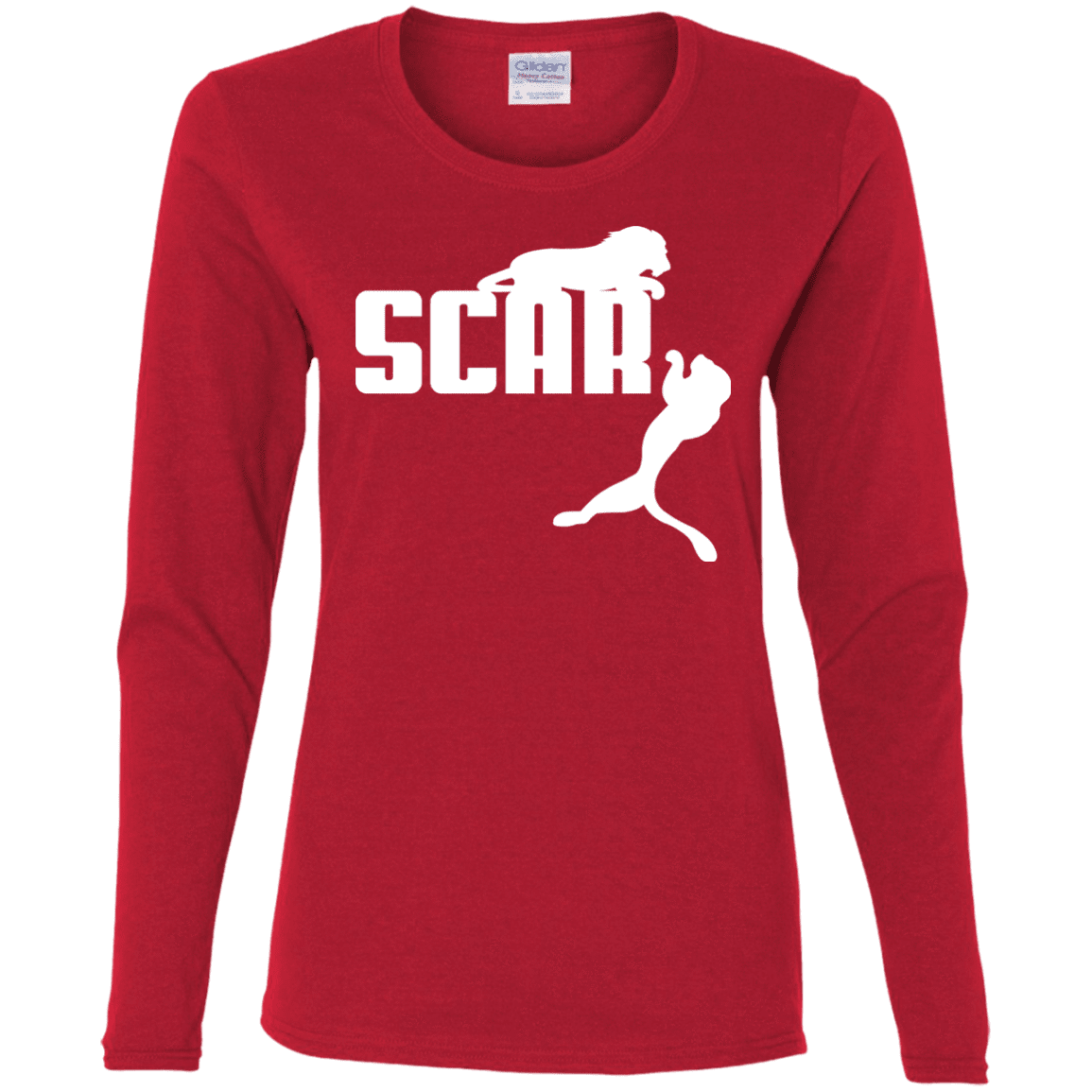 T-Shirts Red / S Scar! Women's Long Sleeve T-Shirt