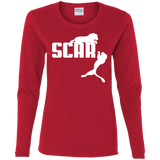 T-Shirts Red / S Scar! Women's Long Sleeve T-Shirt