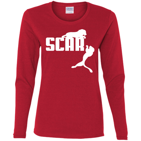 T-Shirts Red / S Scar! Women's Long Sleeve T-Shirt