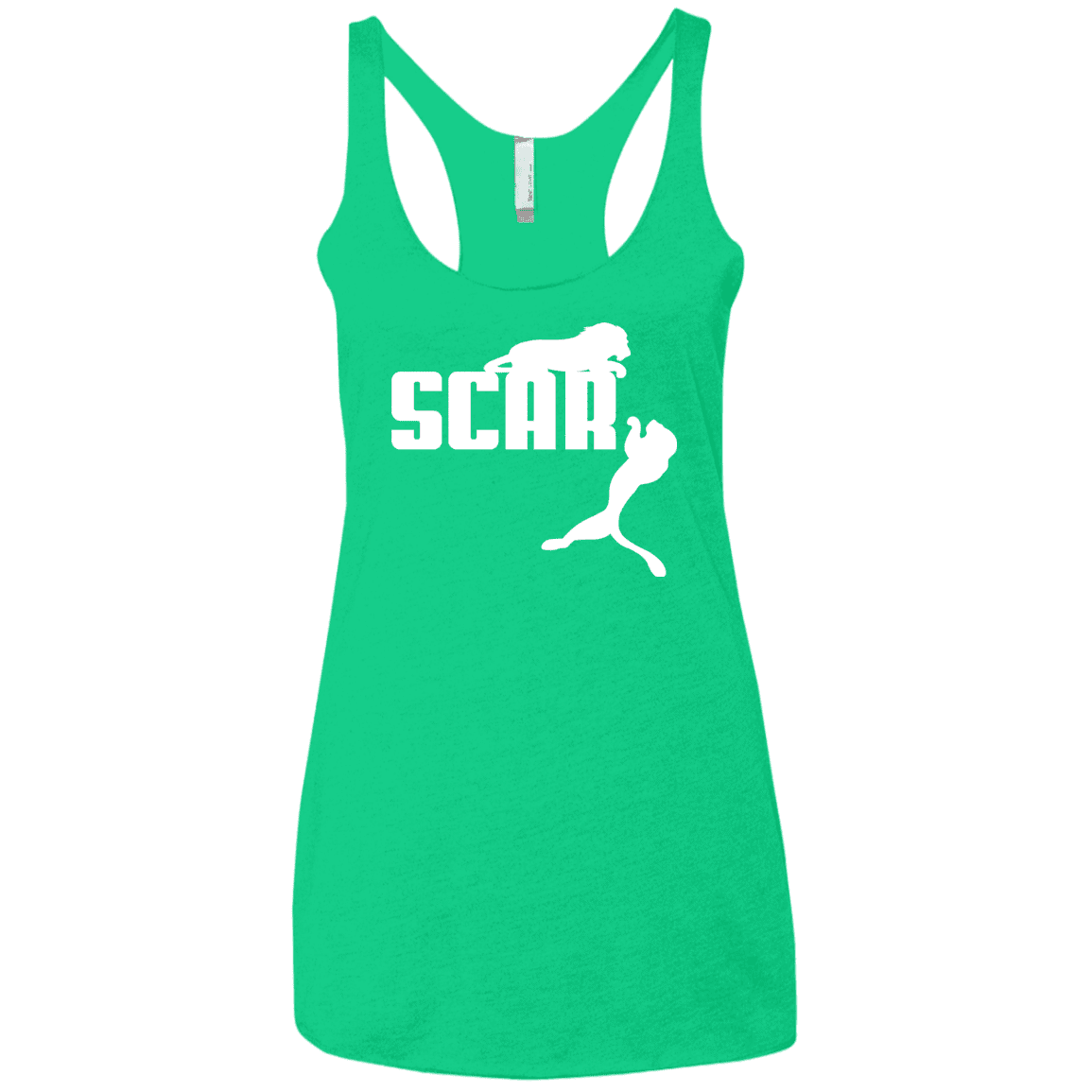 T-Shirts Envy / X-Small Scar! Women's Triblend Racerback Tank
