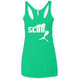 T-Shirts Envy / X-Small Scar! Women's Triblend Racerback Tank
