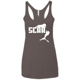 T-Shirts Macchiato / X-Small Scar! Women's Triblend Racerback Tank