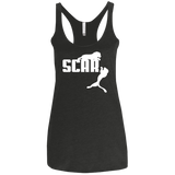 T-Shirts Vintage Black / X-Small Scar! Women's Triblend Racerback Tank