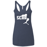 T-Shirts Vintage Navy / X-Small Scar! Women's Triblend Racerback Tank