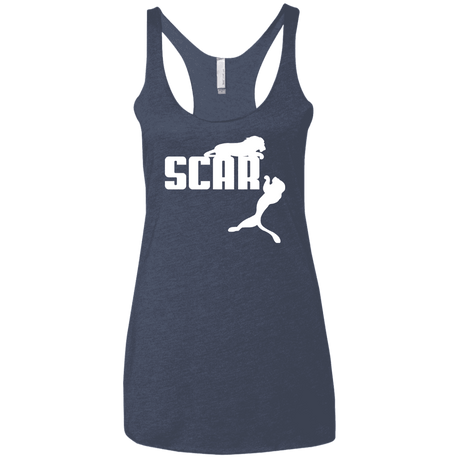 T-Shirts Vintage Navy / X-Small Scar! Women's Triblend Racerback Tank