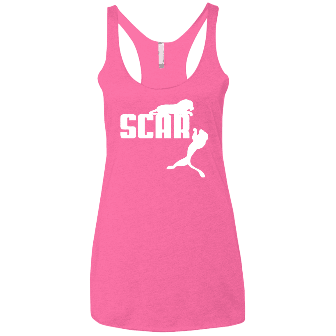 T-Shirts Vintage Pink / X-Small Scar! Women's Triblend Racerback Tank