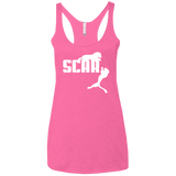 T-Shirts Vintage Pink / X-Small Scar! Women's Triblend Racerback Tank