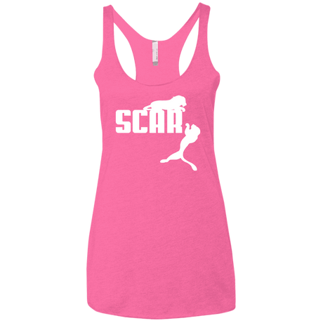 T-Shirts Vintage Pink / X-Small Scar! Women's Triblend Racerback Tank
