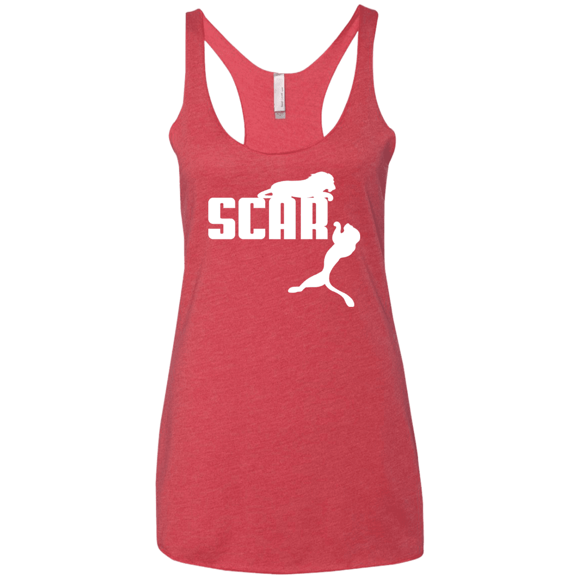 T-Shirts Vintage Red / X-Small Scar! Women's Triblend Racerback Tank