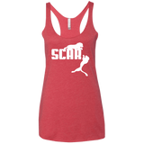 T-Shirts Vintage Red / X-Small Scar! Women's Triblend Racerback Tank