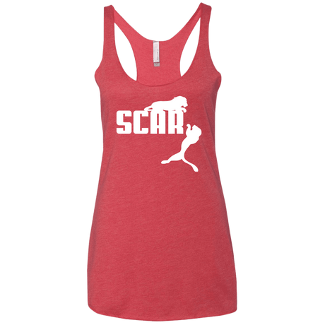 T-Shirts Vintage Red / X-Small Scar! Women's Triblend Racerback Tank