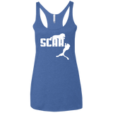 T-Shirts Vintage Royal / X-Small Scar! Women's Triblend Racerback Tank