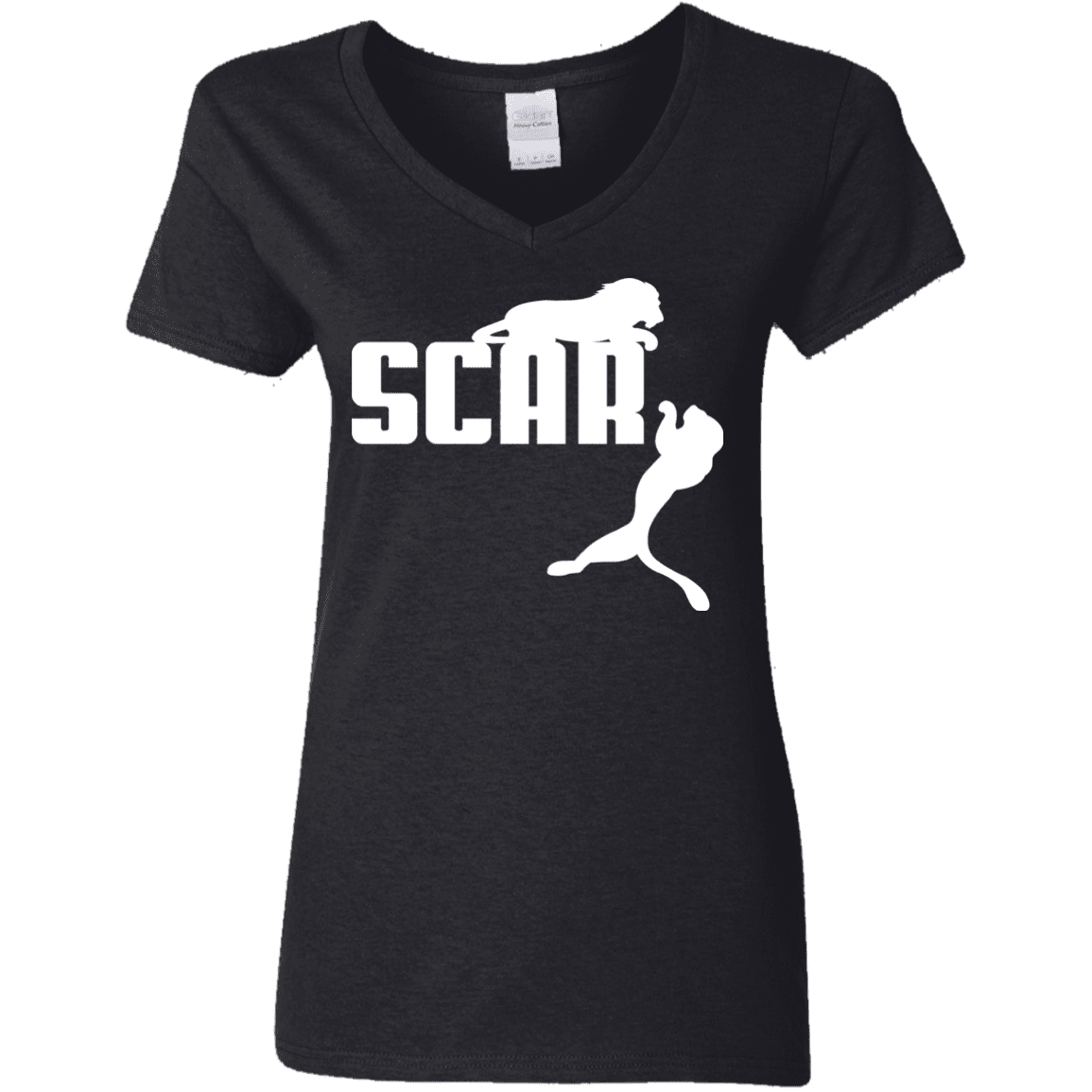 T-Shirts Black / S Scar! Women's V-Neck T-Shirt