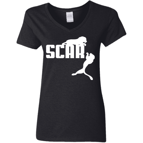 T-Shirts Black / S Scar! Women's V-Neck T-Shirt