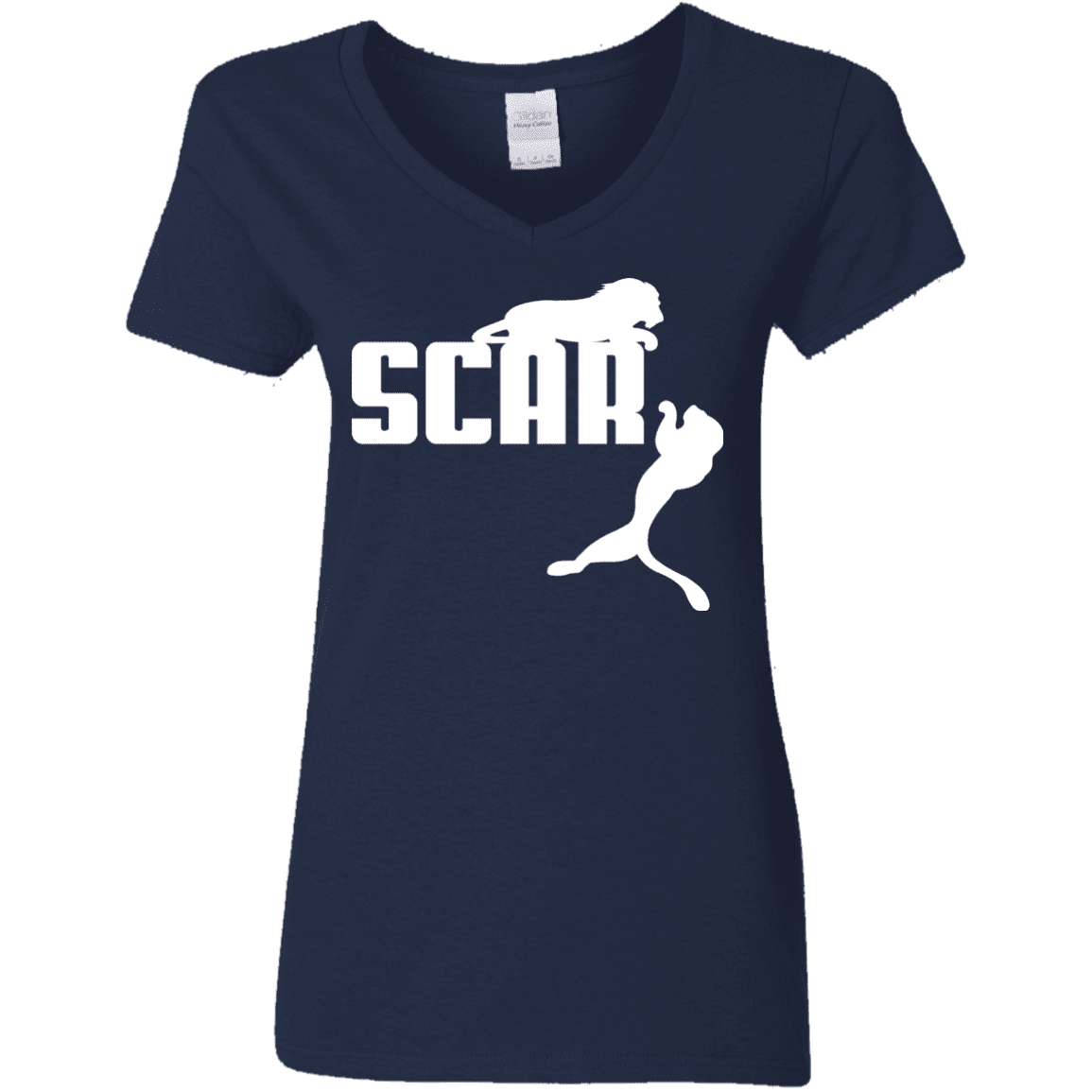 T-Shirts Navy / S Scar! Women's V-Neck T-Shirt