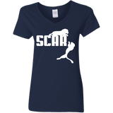 T-Shirts Navy / S Scar! Women's V-Neck T-Shirt