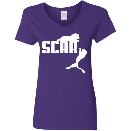 T-Shirts Purple / S Scar! Women's V-Neck T-Shirt