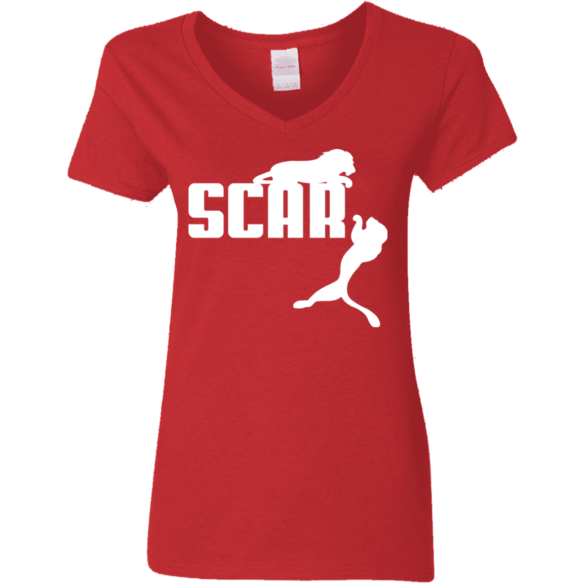 T-Shirts Red / S Scar! Women's V-Neck T-Shirt