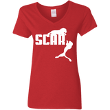 T-Shirts Red / S Scar! Women's V-Neck T-Shirt