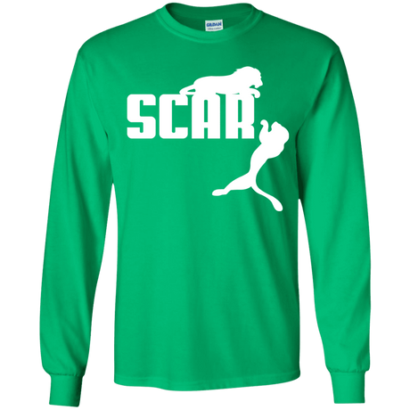 T-Shirts Irish Green / YS Scar! Youth Long Sleeve T-Shirt