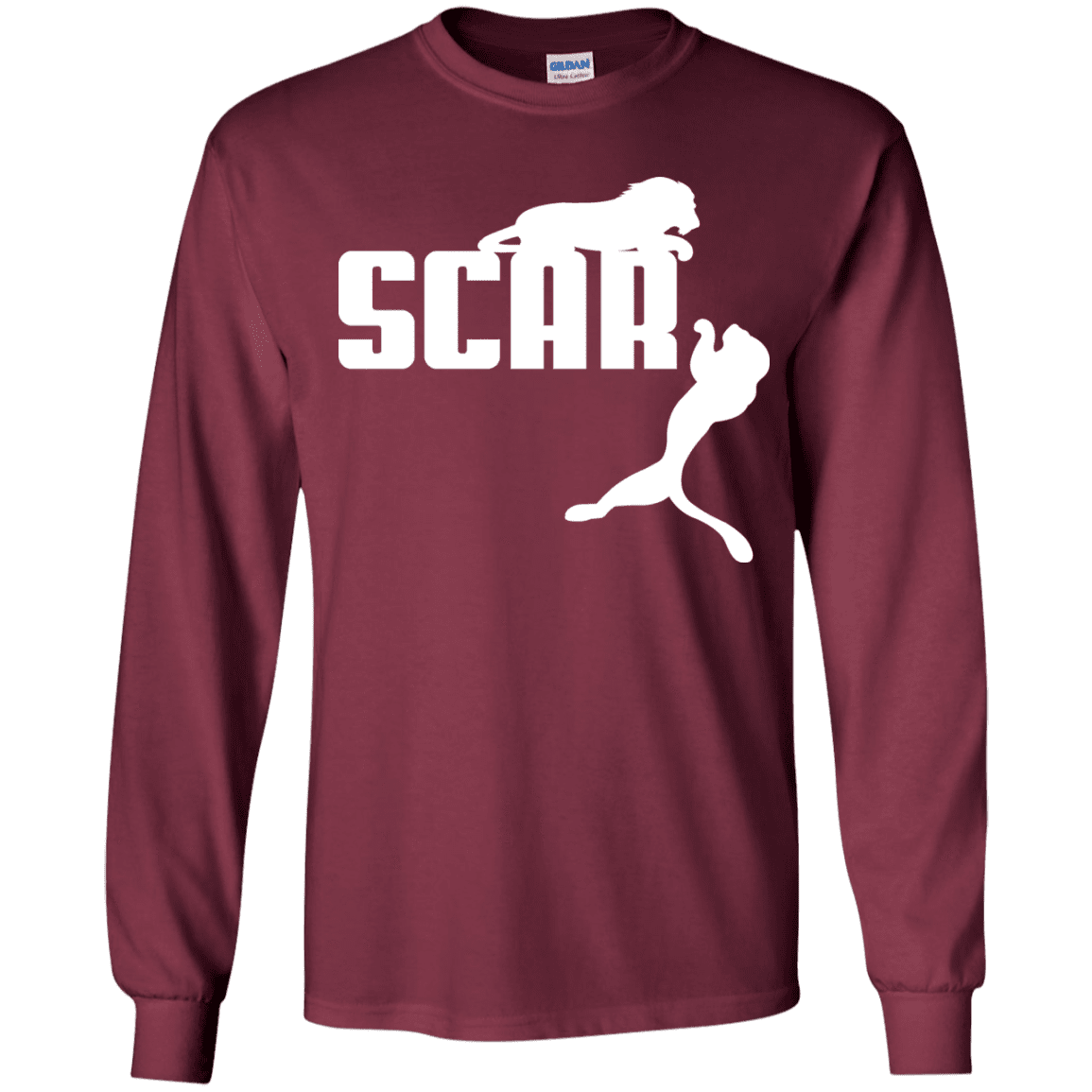 T-Shirts Maroon / YS Scar! Youth Long Sleeve T-Shirt