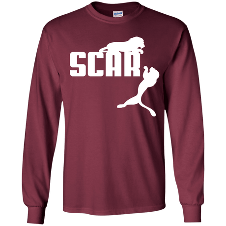 T-Shirts Maroon / YS Scar! Youth Long Sleeve T-Shirt