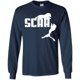 T-Shirts Navy / YS Scar! Youth Long Sleeve T-Shirt