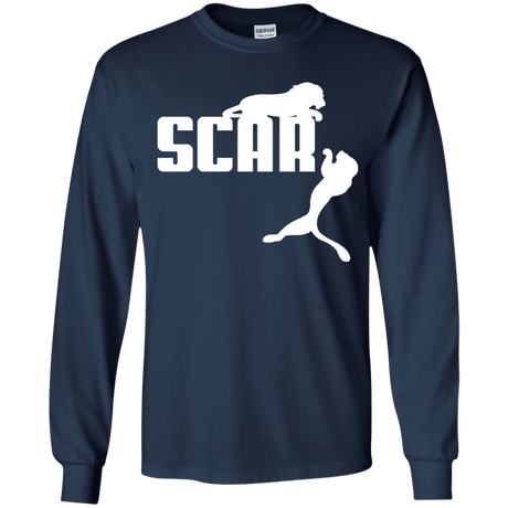 T-Shirts Navy / YS Scar! Youth Long Sleeve T-Shirt