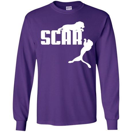 T-Shirts Purple / YS Scar! Youth Long Sleeve T-Shirt