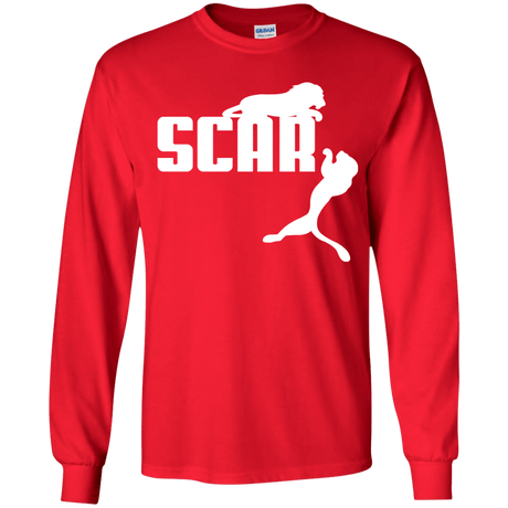 T-Shirts Red / YS Scar! Youth Long Sleeve T-Shirt