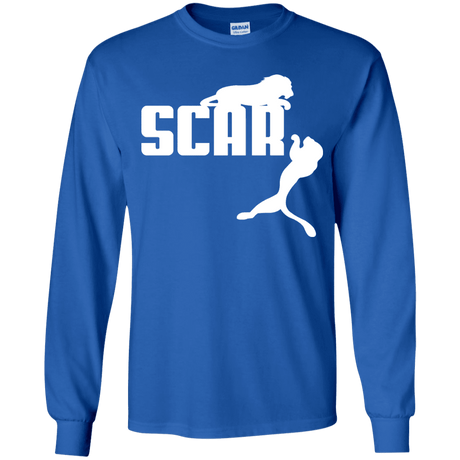 T-Shirts Royal / YS Scar! Youth Long Sleeve T-Shirt