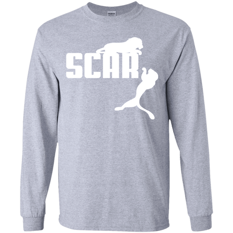 T-Shirts Sport Grey / YS Scar! Youth Long Sleeve T-Shirt