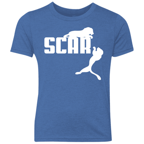 T-Shirts Vintage Royal / YXS Scar! Youth Triblend T-Shirt