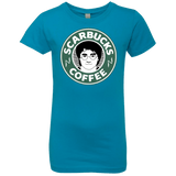 T-Shirts Turquoise / YXS Scarbucks Girls Premium T-Shirt